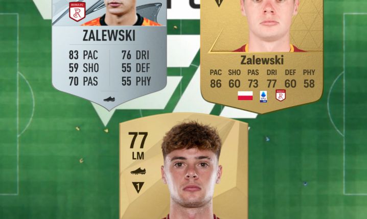 Tak na przestrzeni lat zmieniała się KARTA Nicoli Zalewskiego z serii gier FIFA!